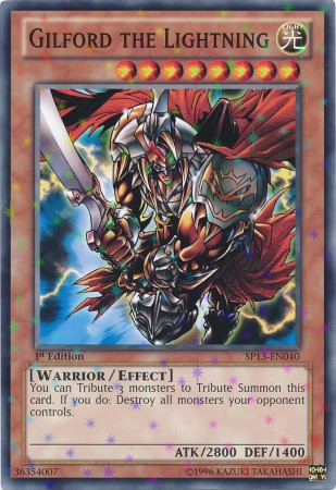 Gilford the Lightning [SP13-EN040] Starfoil Rare | Card Merchant Takapuna