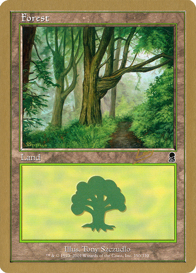 Forest (rl350) (Raphael Levy) [World Championship Decks 2002] | Card Merchant Takapuna