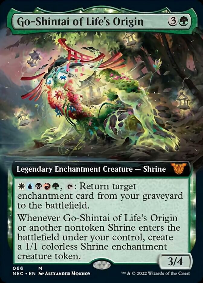 Go-Shintai of Life's Origin (Extended Art) [Kamigawa: Neon Dynasty Commander] | Card Merchant Takapuna