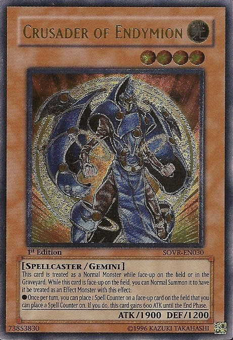 Crusader of Endymion [SOVR-EN030] Ultimate Rare | Card Merchant Takapuna