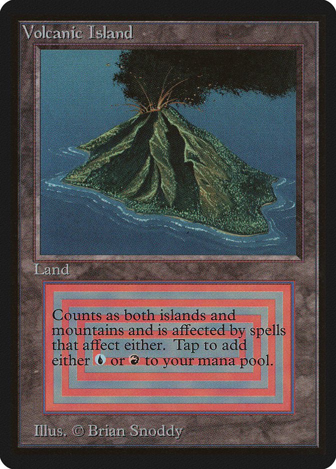 Volcanic Island [Beta Edition] | Card Merchant Takapuna