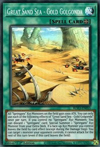 Great Sand Sea - Gold Golgonda [BLVO-EN055] Super Rare | Card Merchant Takapuna