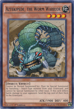 Aztekipede, the Worm Warrior [BP03-EN041] Rare | Card Merchant Takapuna