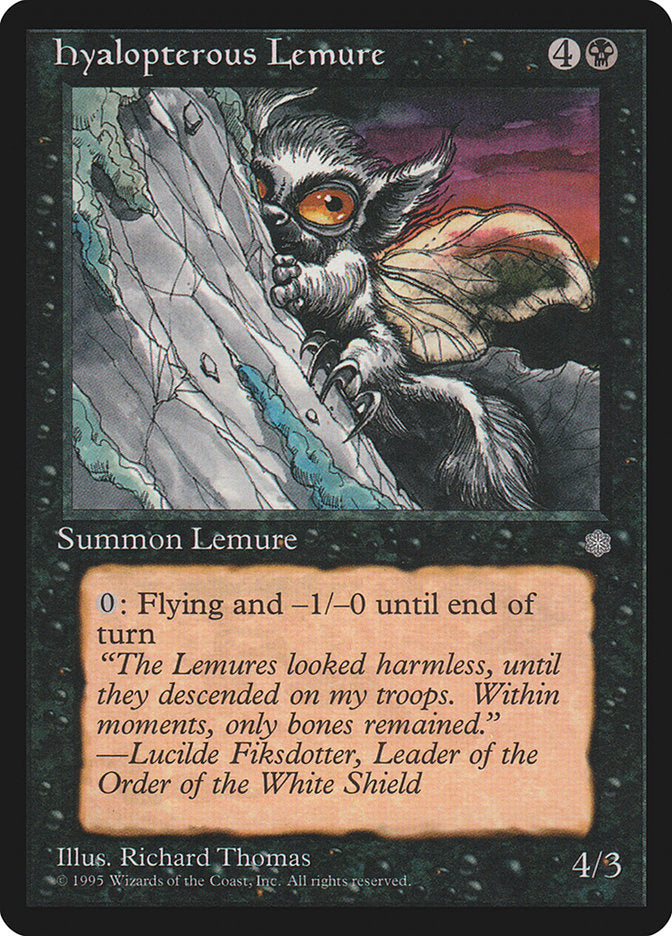 Hyalopterous Lemure [Ice Age] | Card Merchant Takapuna