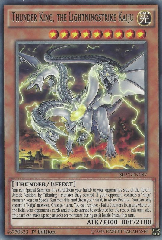 Thunder King, the Lightningstrike Kaiju [SHVI-EN087] Rare | Card Merchant Takapuna