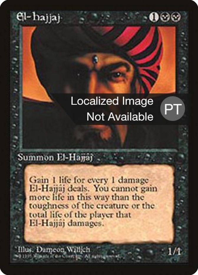 El-Hajjaj [Fourth Edition (Foreign Black Border)] | Card Merchant Takapuna