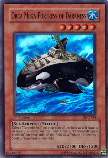 Orca Mega-Fortress of Darkness [IOC-084] Super Rare | Card Merchant Takapuna