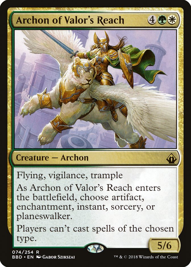 Archon of Valor's Reach [Battlebond] | Card Merchant Takapuna