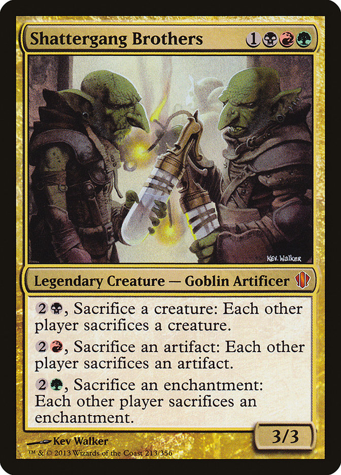 Shattergang Brothers [Commander 2013] | Card Merchant Takapuna