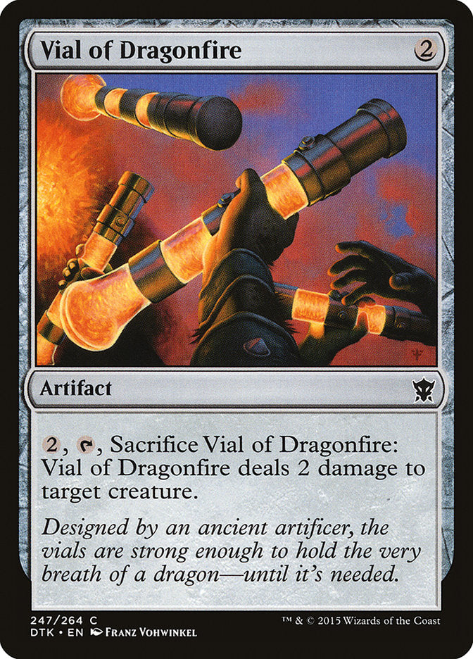 Vial of Dragonfire [Dragons of Tarkir] | Card Merchant Takapuna