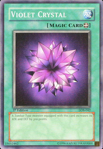 Violet Crystal [LOB-042] Common | Card Merchant Takapuna