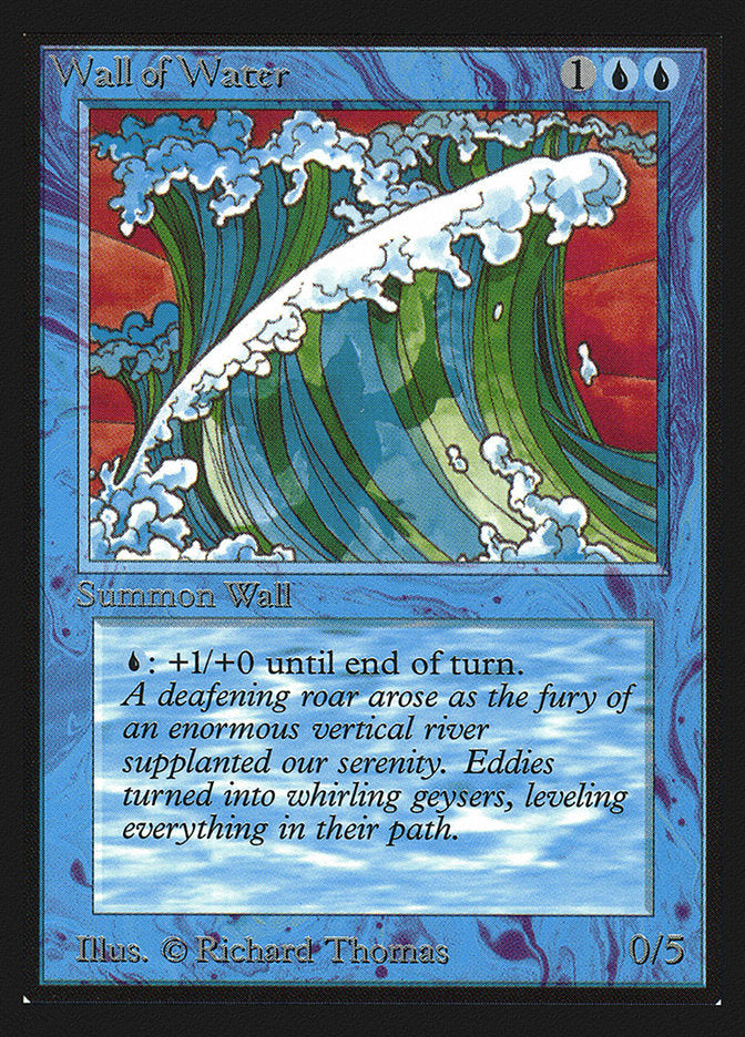 Wall of Water [International Collectors' Edition] | Card Merchant Takapuna