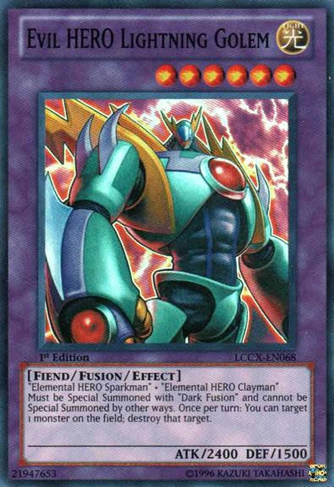 Evil HERO Lightning Golem [LCGX-EN068] Super Rare | Card Merchant Takapuna