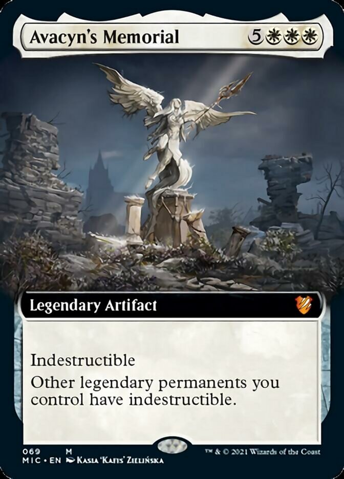 Avacyn's Memorial (Extended Art) [Innistrad: Midnight Hunt Commander] | Card Merchant Takapuna