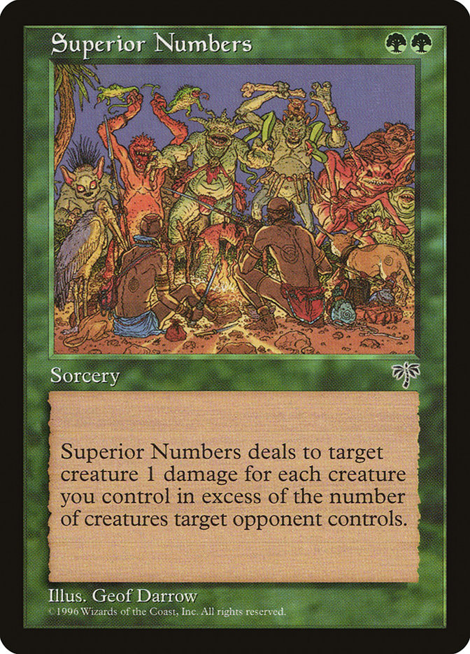 Superior Numbers [Mirage] | Card Merchant Takapuna