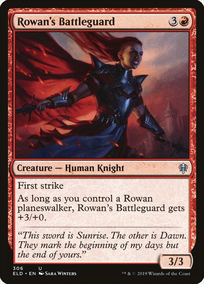 Rowan's Battleguard [Throne of Eldraine] | Card Merchant Takapuna