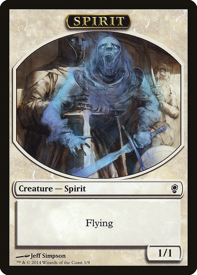 Spirit Token [Conspiracy Tokens] | Card Merchant Takapuna