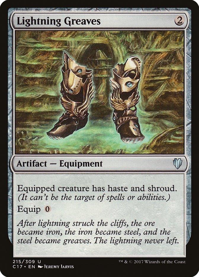 Lightning Greaves [Commander 2017] | Card Merchant Takapuna