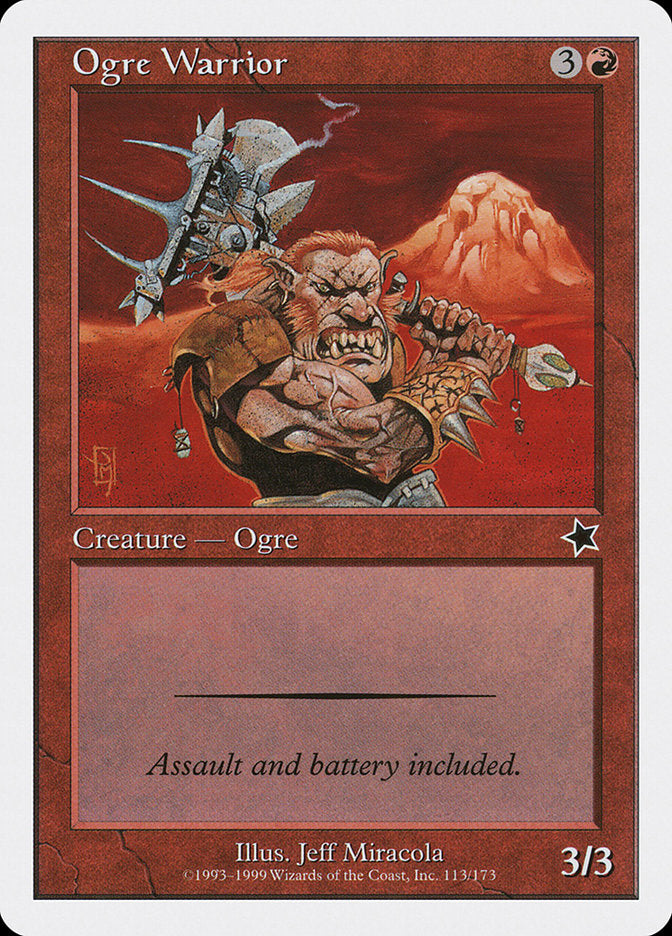 Ogre Warrior [Starter 1999] | Card Merchant Takapuna