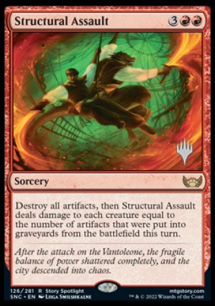 Structural Assault (Promo Pack) [Streets of New Capenna Promos] | Card Merchant Takapuna