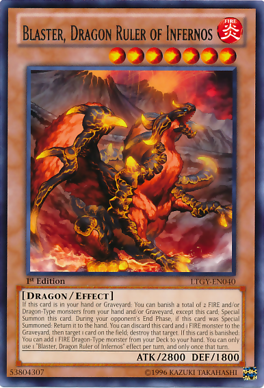 Blaster, Dragon Ruler of Infernos [LTGY-EN040] Rare | Card Merchant Takapuna