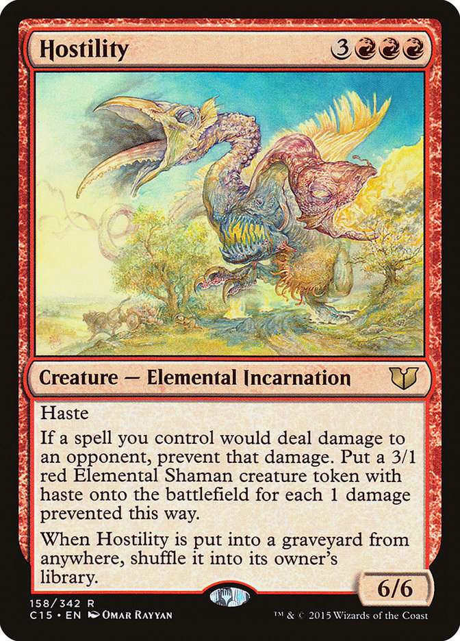 Hostility [Commander 2015] | Card Merchant Takapuna