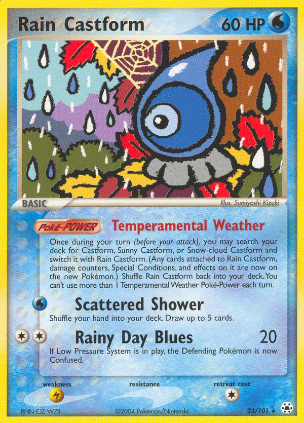 Rain Castform (23/101) [EX: Hidden Legends] | Card Merchant Takapuna