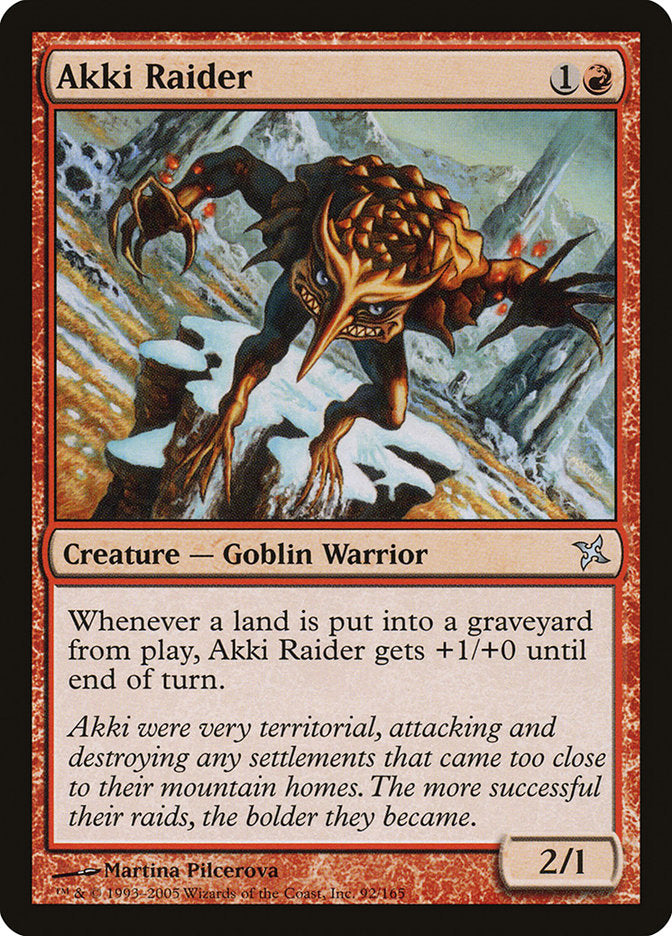 Akki Raider [Betrayers of Kamigawa] | Card Merchant Takapuna