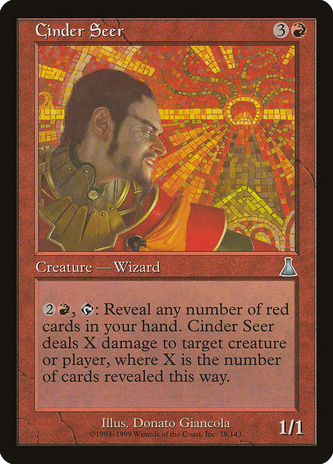 Cinder Seer [Urza's Destiny] | Card Merchant Takapuna