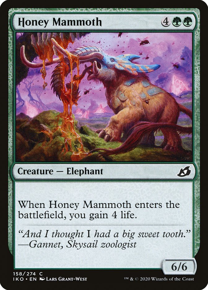 Honey Mammoth [Ikoria: Lair of Behemoths] | Card Merchant Takapuna