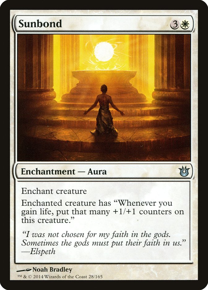 Sunbond [Born of the Gods] | Card Merchant Takapuna