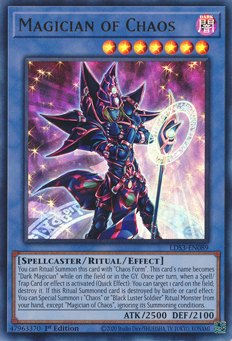 Magician of Chaos [LDS3-EN089] Ultra Rare | Card Merchant Takapuna