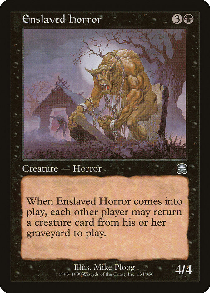 Enslaved Horror [Mercadian Masques] | Card Merchant Takapuna