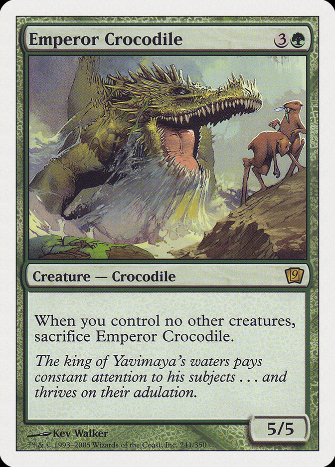 Emperor Crocodile [Ninth Edition] | Card Merchant Takapuna