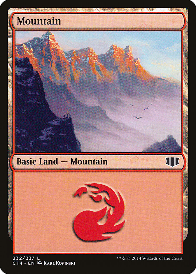 Mountain (332) [Commander 2014] | Card Merchant Takapuna