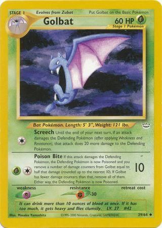 Golbat (29/64) [Neo Revelation Unlimited] | Card Merchant Takapuna