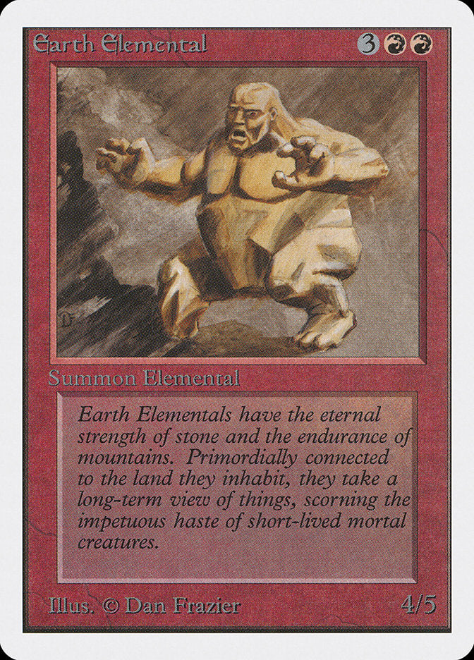 Earth Elemental [Unlimited Edition] | Card Merchant Takapuna