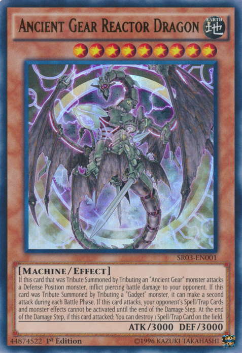 Ancient Gear Reactor Dragon [SR03-EN001] Ultra Rare | Card Merchant Takapuna