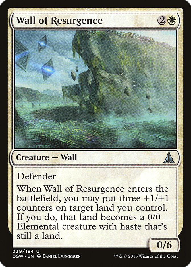 Wall of Resurgence [Oath of the Gatewatch] | Card Merchant Takapuna