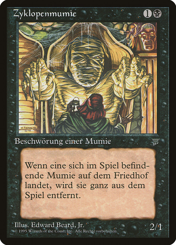 Cyclopean Mummy (German) - "Zyklopenmumie" [Renaissance] | Card Merchant Takapuna