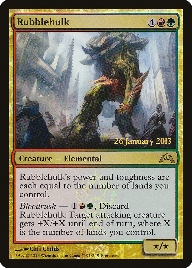 Rubblehulk [Gatecrash Prerelease Promos] | Card Merchant Takapuna