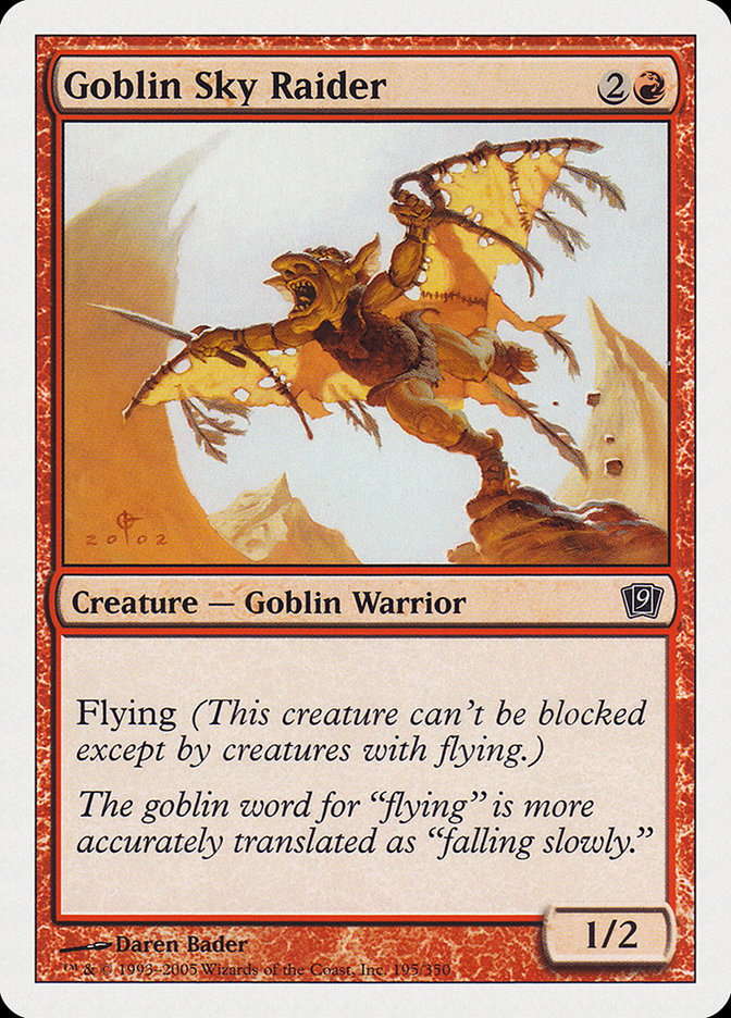 Goblin Sky Raider [Ninth Edition] | Card Merchant Takapuna