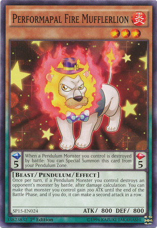 Performapal Fire Mufflerlion [SP15-EN024] Common | Card Merchant Takapuna