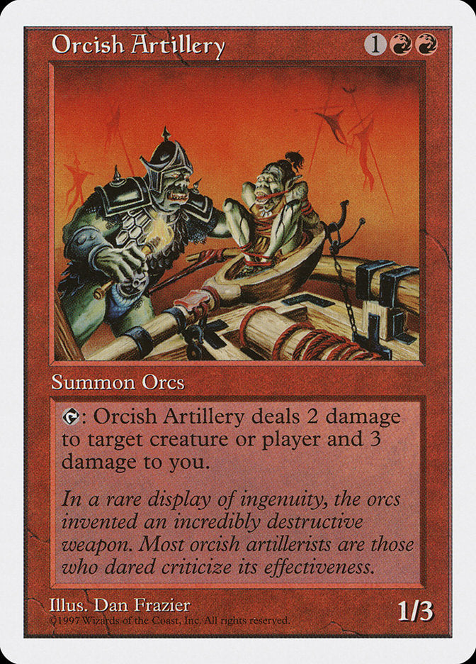 Orcish Artillery [Fifth Edition] | Card Merchant Takapuna