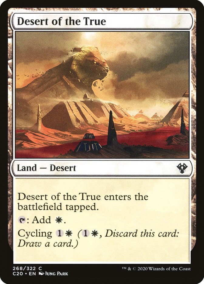 Desert of the True [Commander 2020] | Card Merchant Takapuna