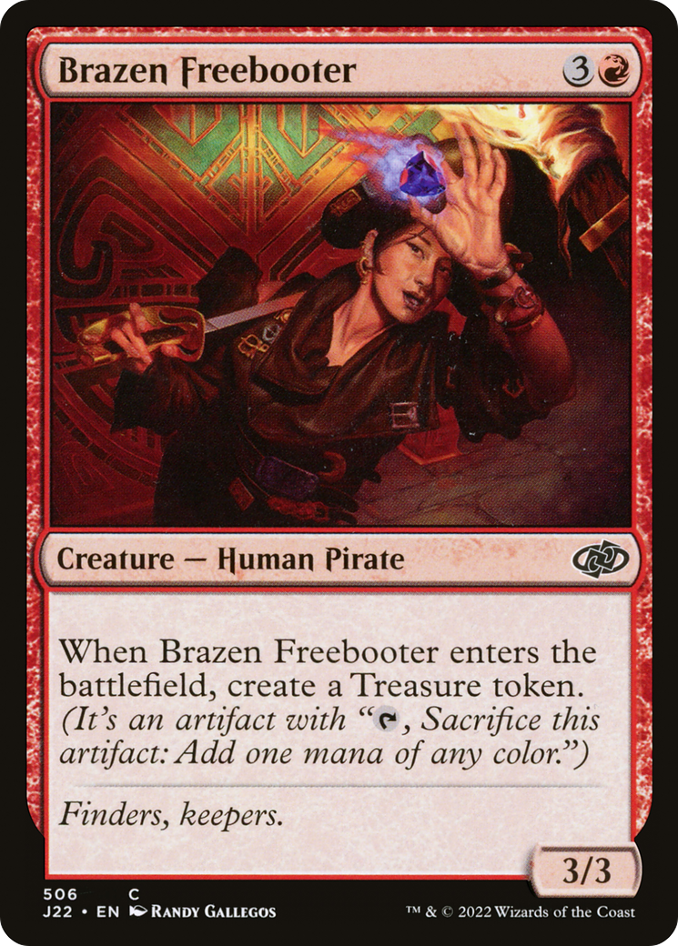 Brazen Freebooter [Jumpstart 2022] | Card Merchant Takapuna