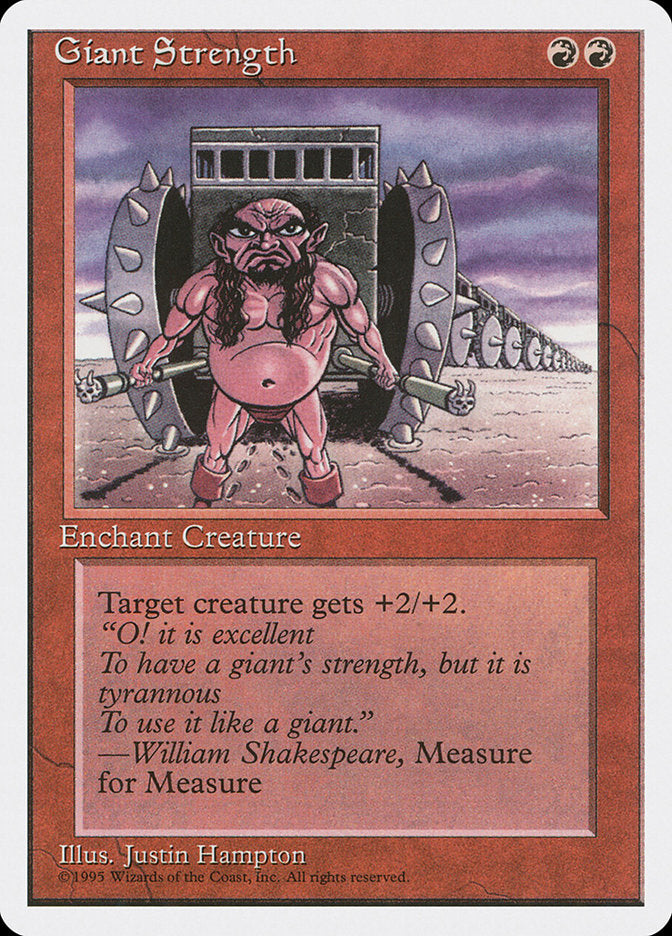 Giant Strength [Fourth Edition] | Card Merchant Takapuna