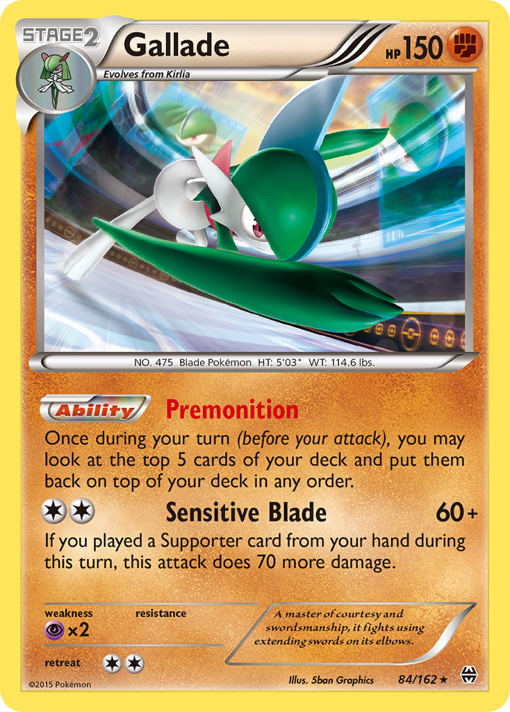 Gallade (84/162) [XY: BREAKthrough] | Card Merchant Takapuna