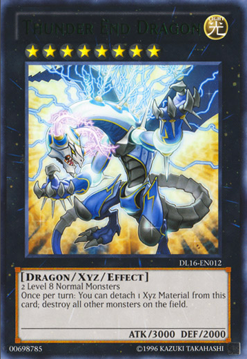 Thunder End Dragon (Green) [DL16-EN012] Rare | Card Merchant Takapuna