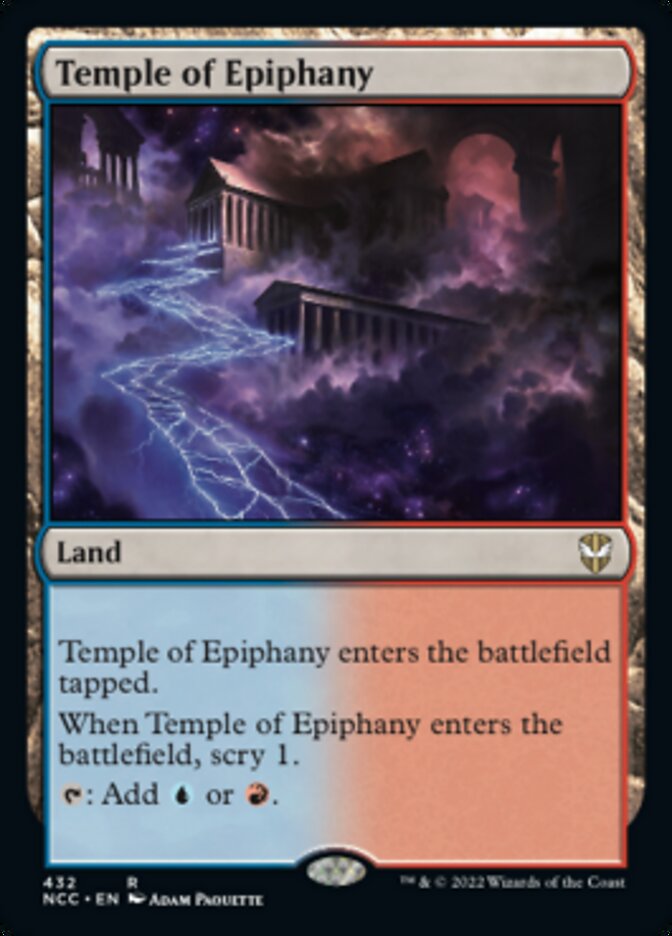 Temple of Epiphany [Streets of New Capenna Commander] | Card Merchant Takapuna